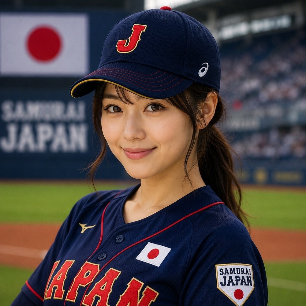 Authentic ASICS Samurai Japan Baseball Cap Hat 2017 Team Japan J Logo FM 55-59cm